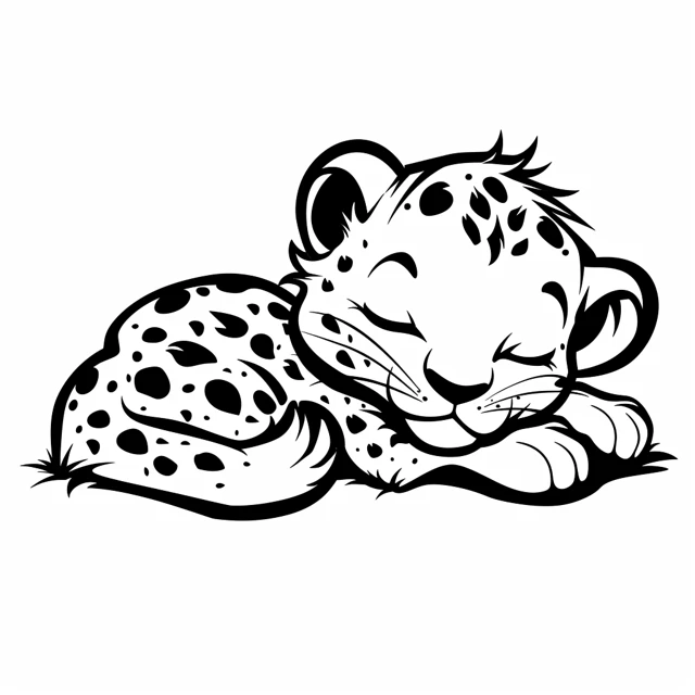 Dibujos para colorear e imprimir Leopard