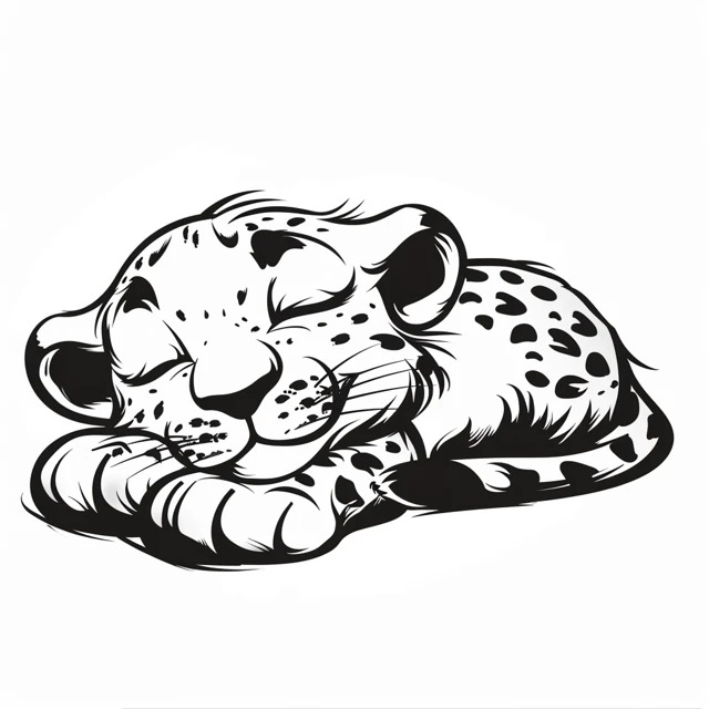 Dibujos para colorear e imprimir Leopard