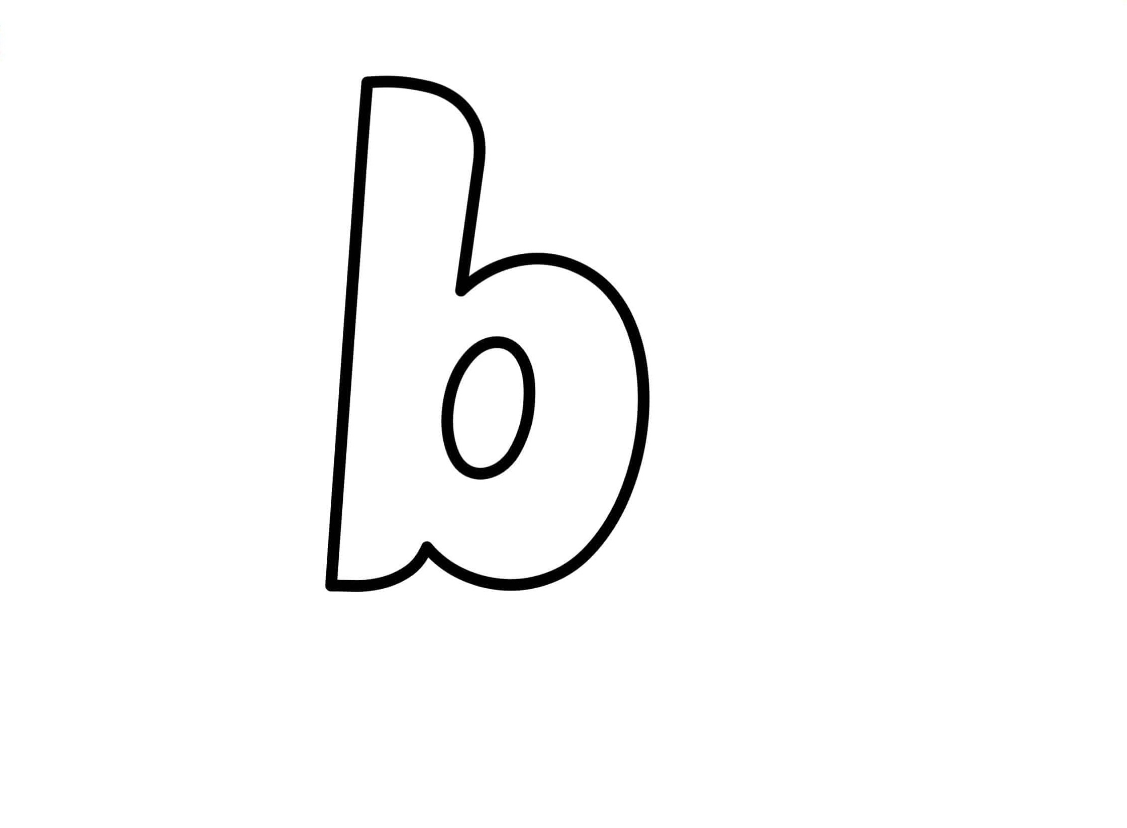 Dibujos para colorear e imprimir Letters