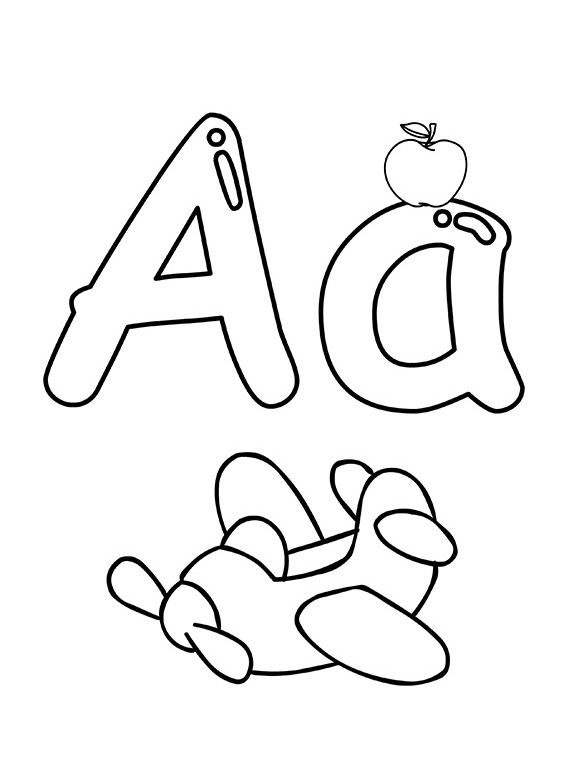 Dibujos para colorear e imprimir Letters