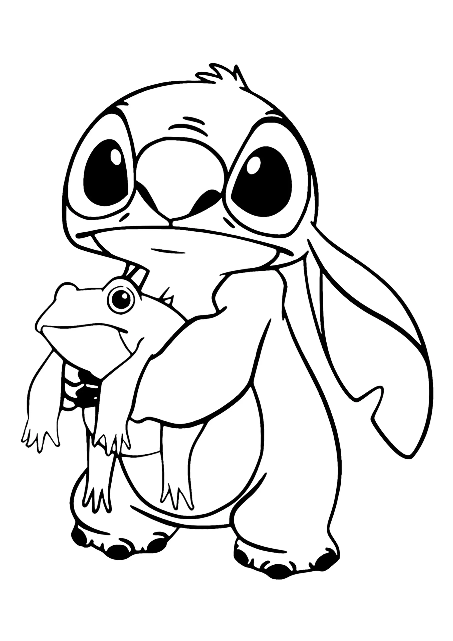 Dibujos para colorear e imprimir Lilo And Stitch