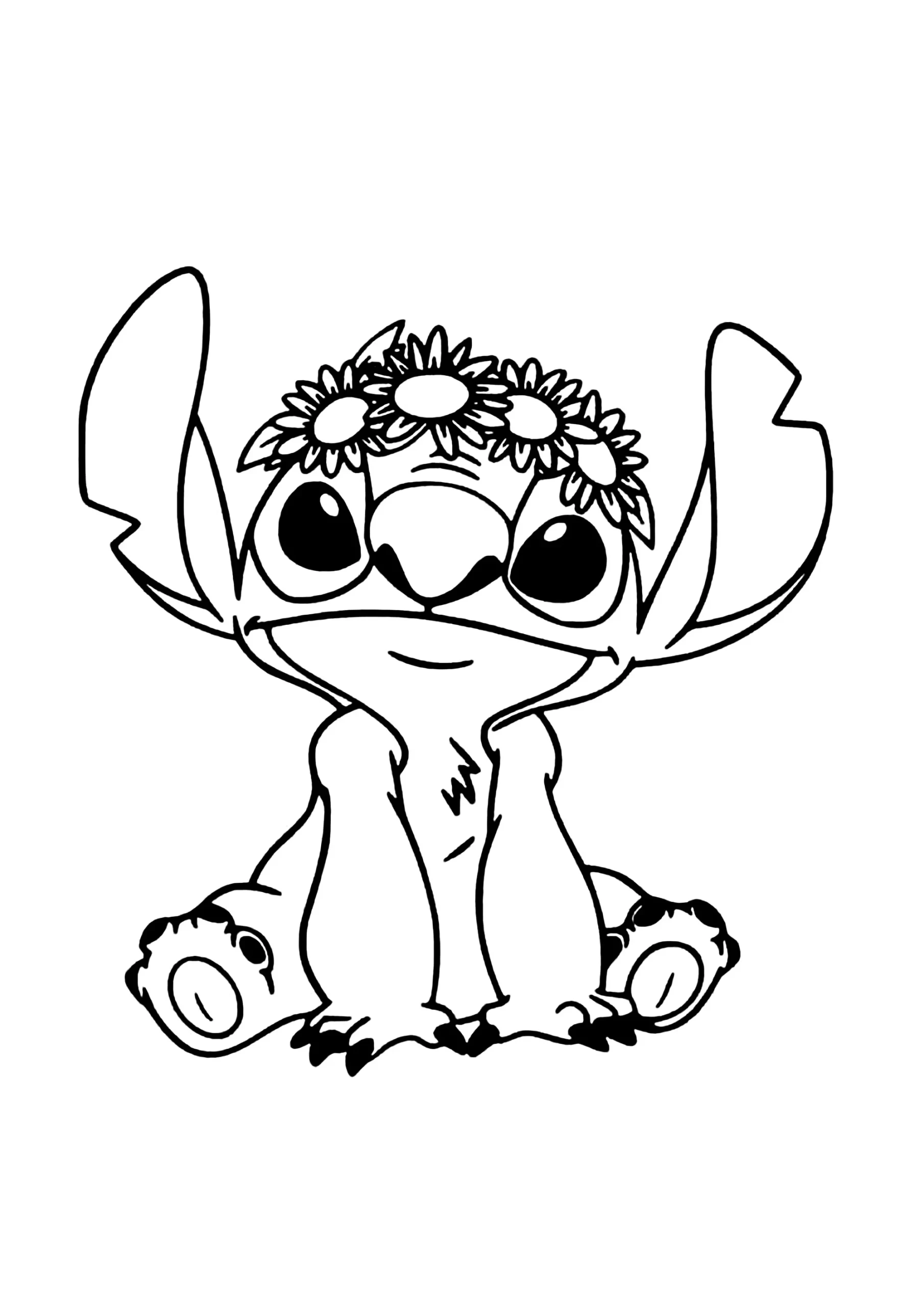 Dibujos para colorear e imprimir Lilo And Stitch