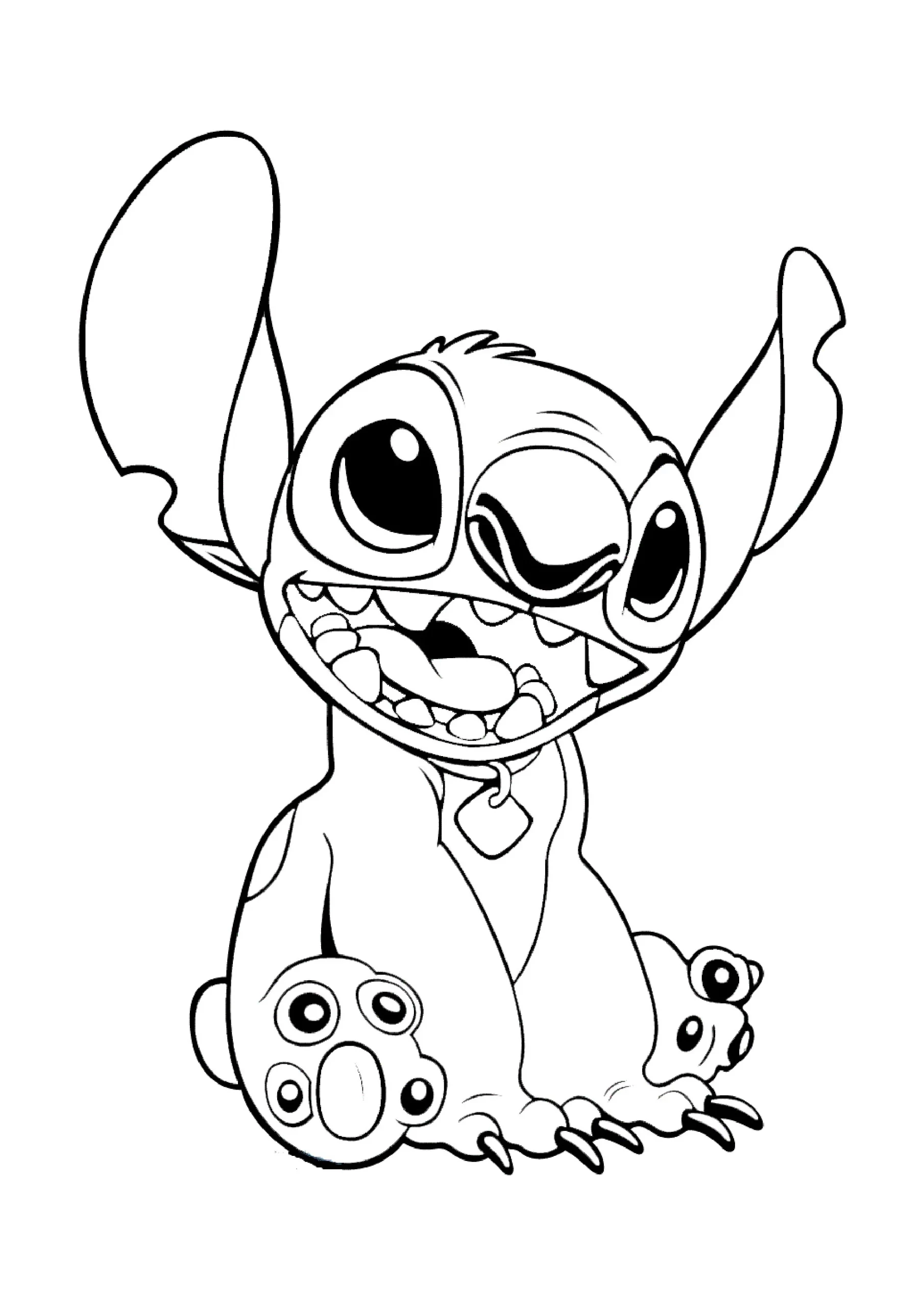 Dibujos para colorear e imprimir Lilo And Stitch