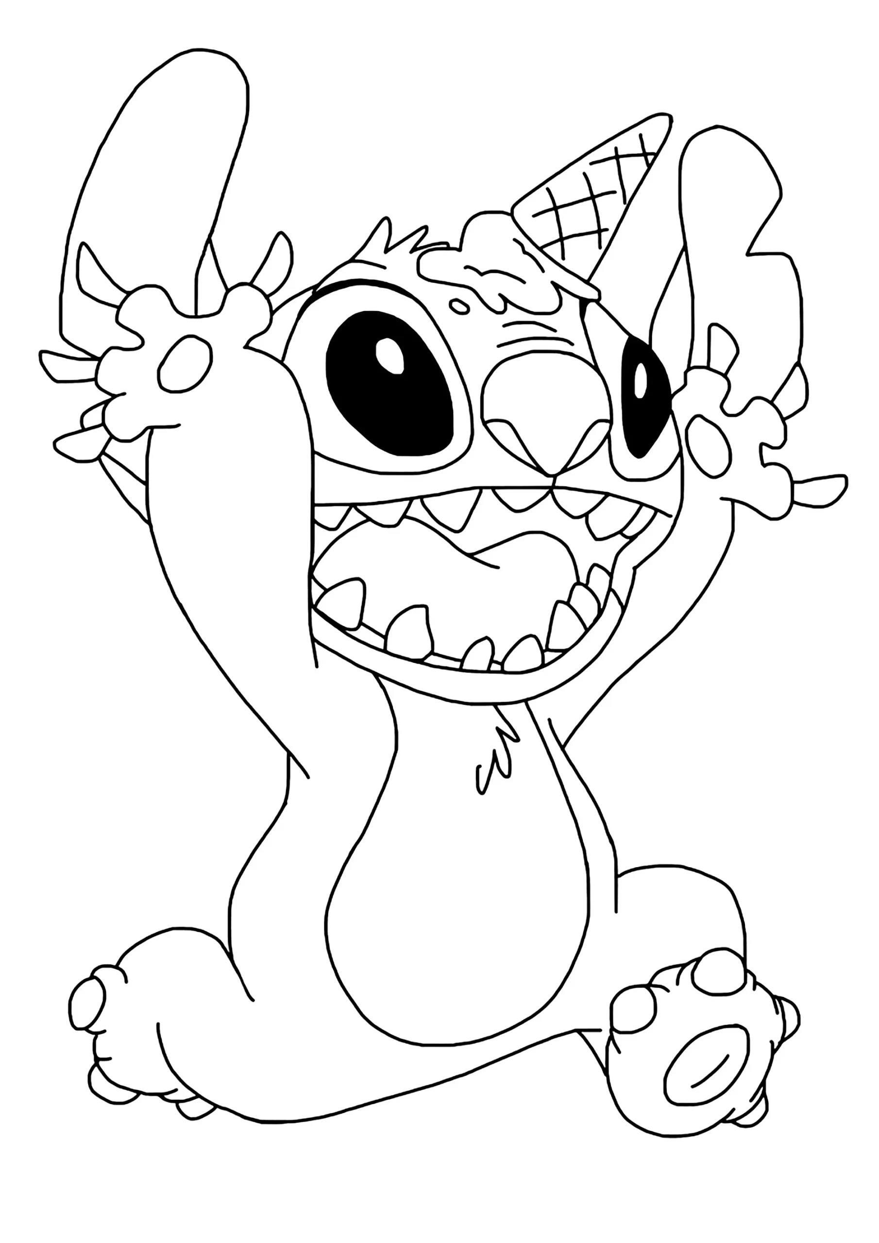 Dibujos para colorear e imprimir Lilo And Stitch