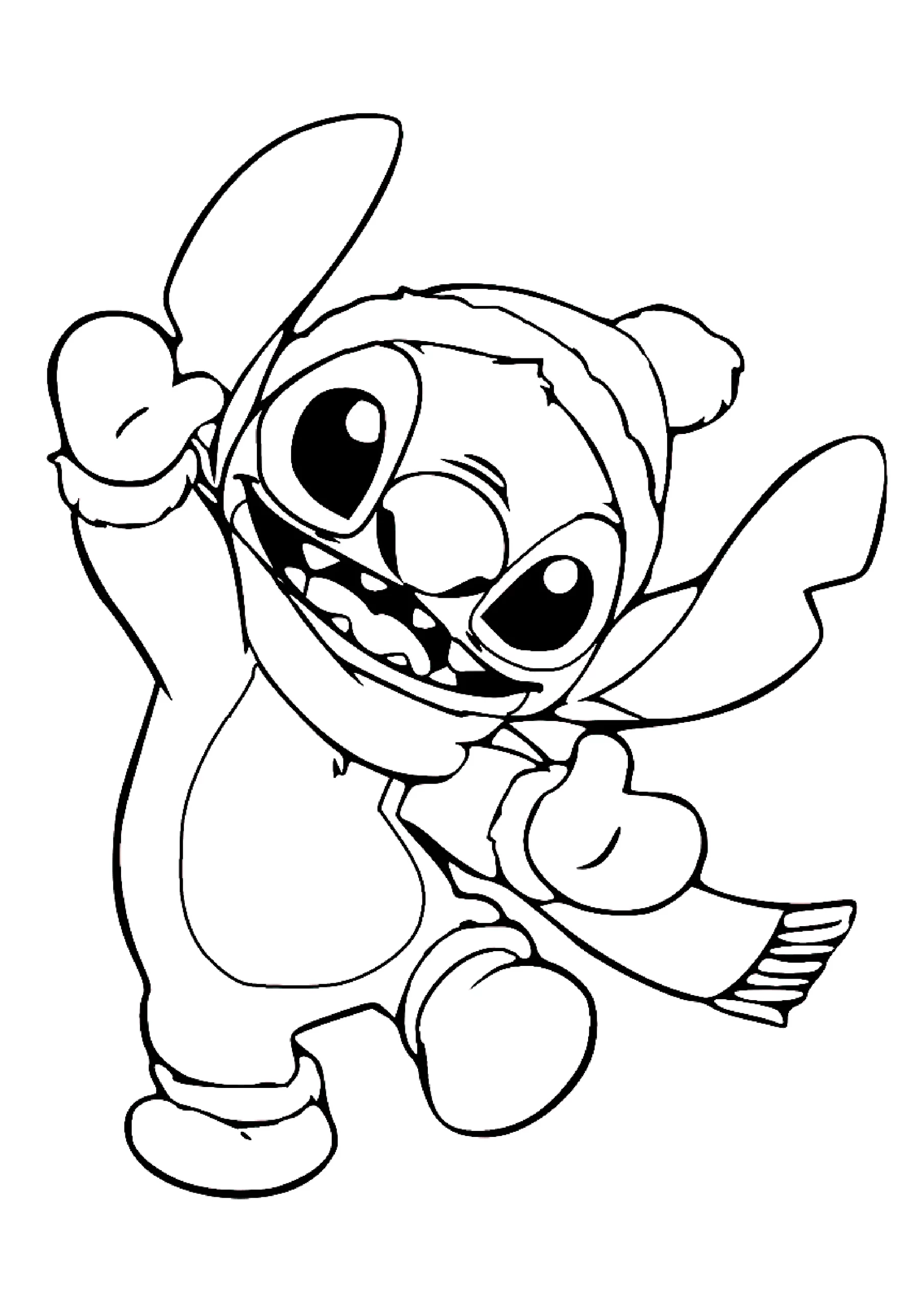 Dibujos para colorear e imprimir Lilo And Stitch