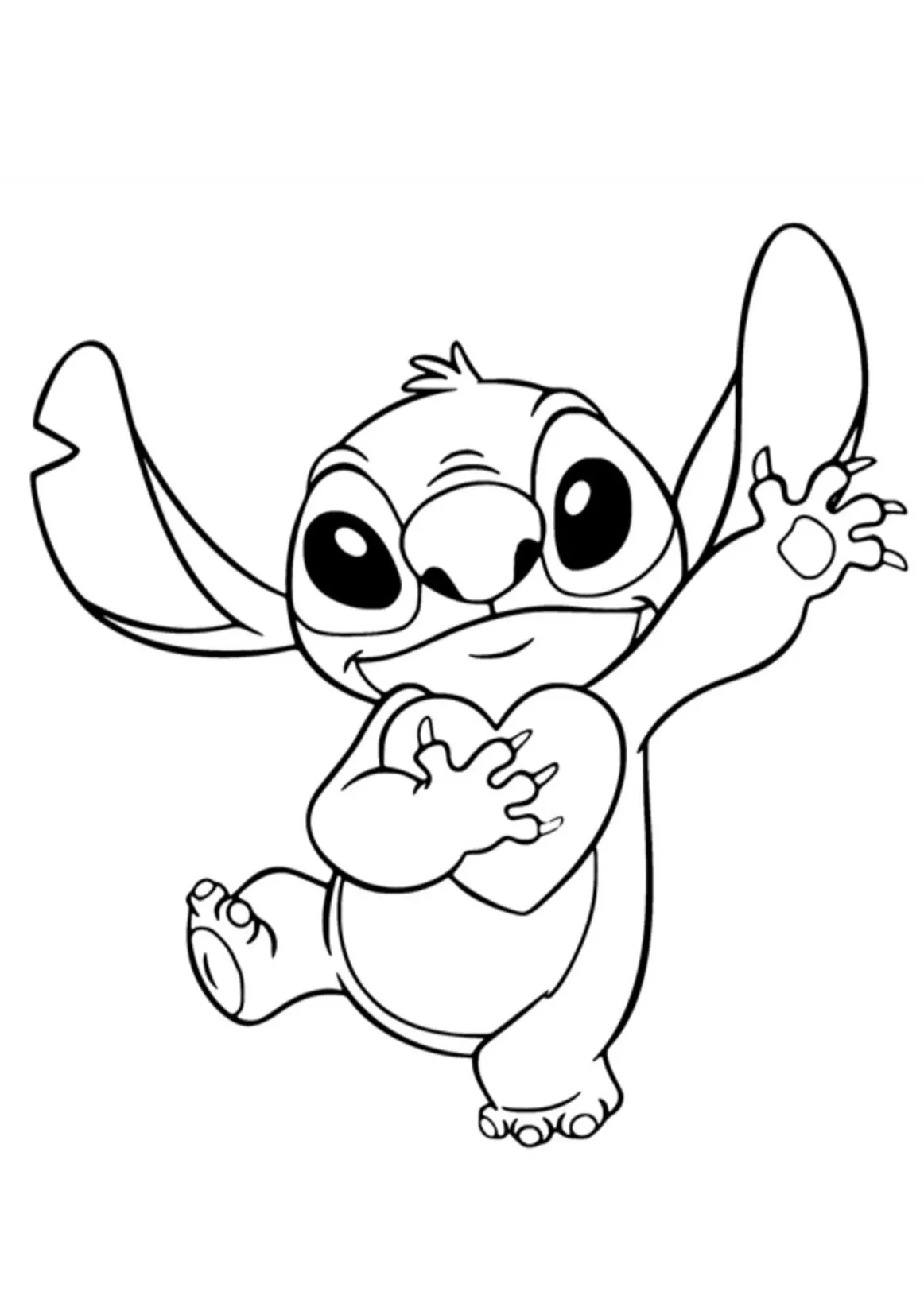 Dibujos para colorear e imprimir Lilo And Stitch