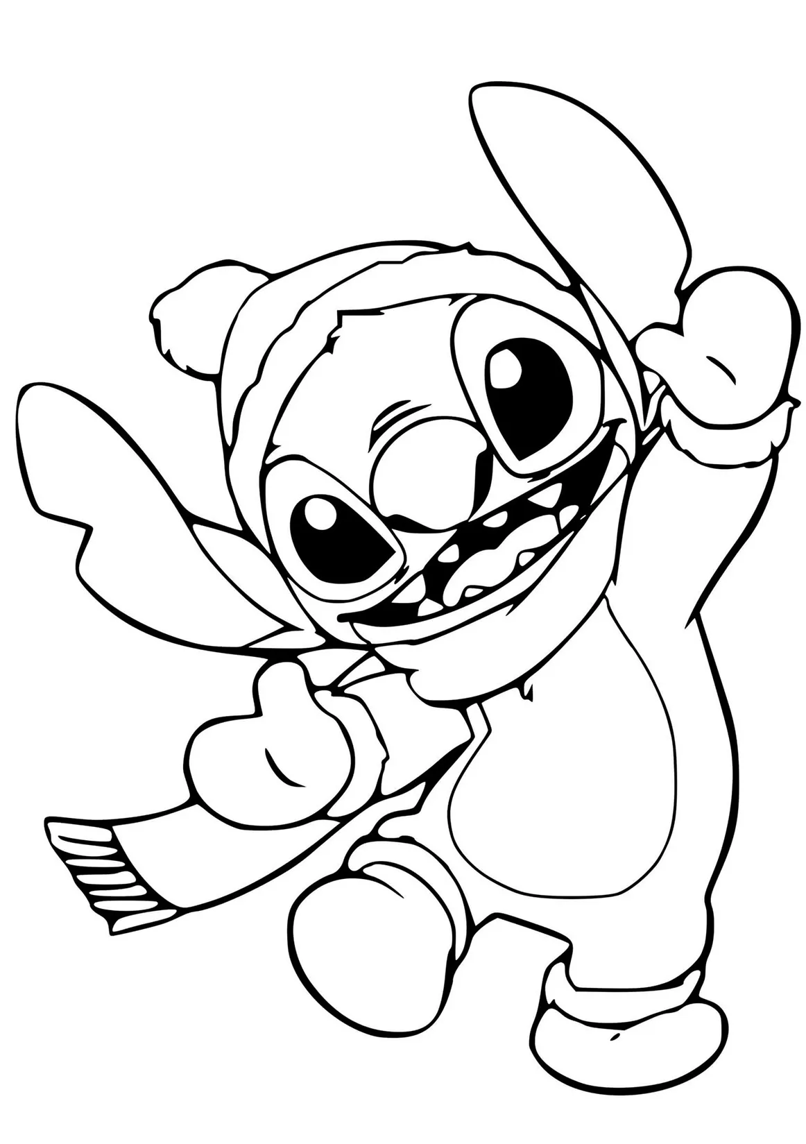 Dibujos para colorear e imprimir Lilo And Stitch