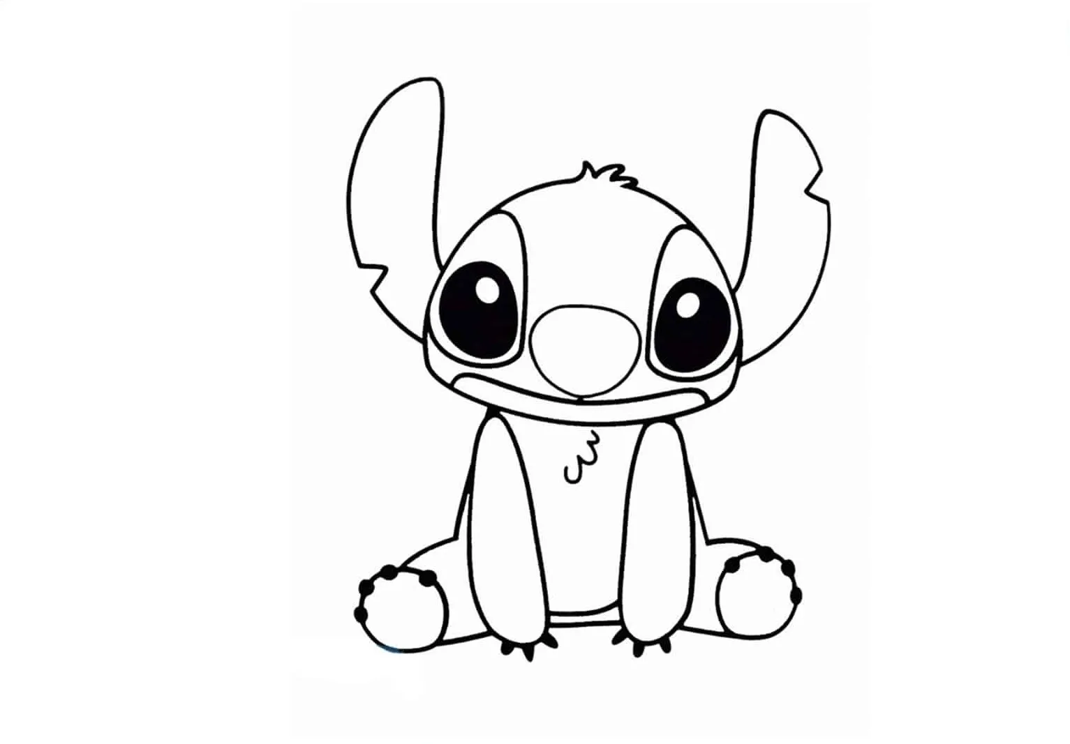 Dibujos para colorear e imprimir Lilo And Stitch