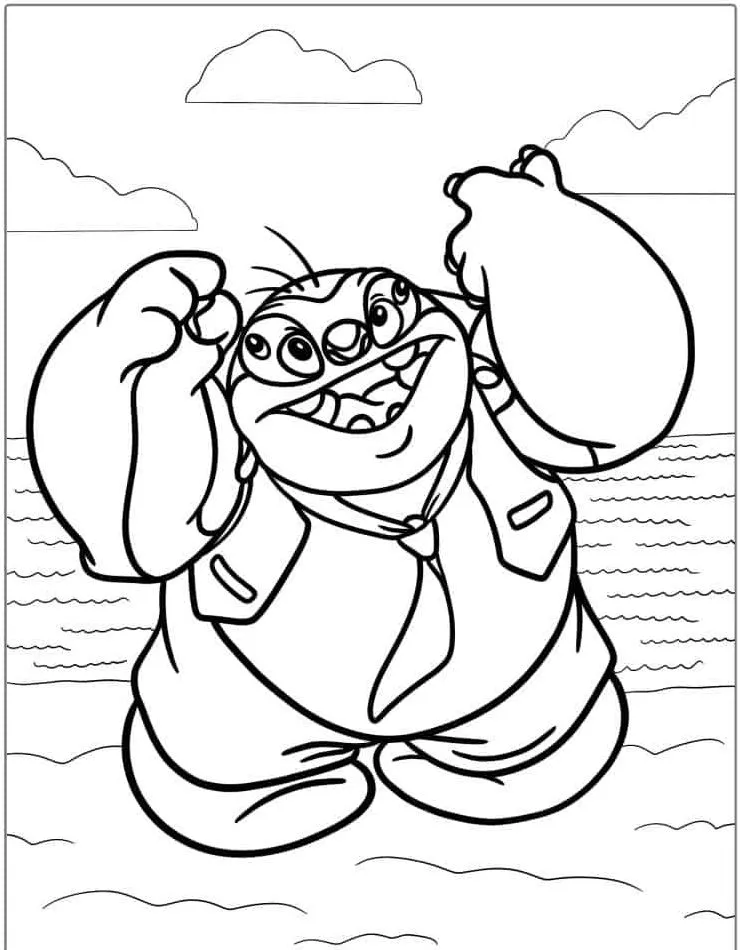 Dibujos para colorear e imprimir Lilo And Stitch