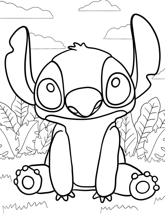 Dibujos para colorear e imprimir Lilo And Stitch