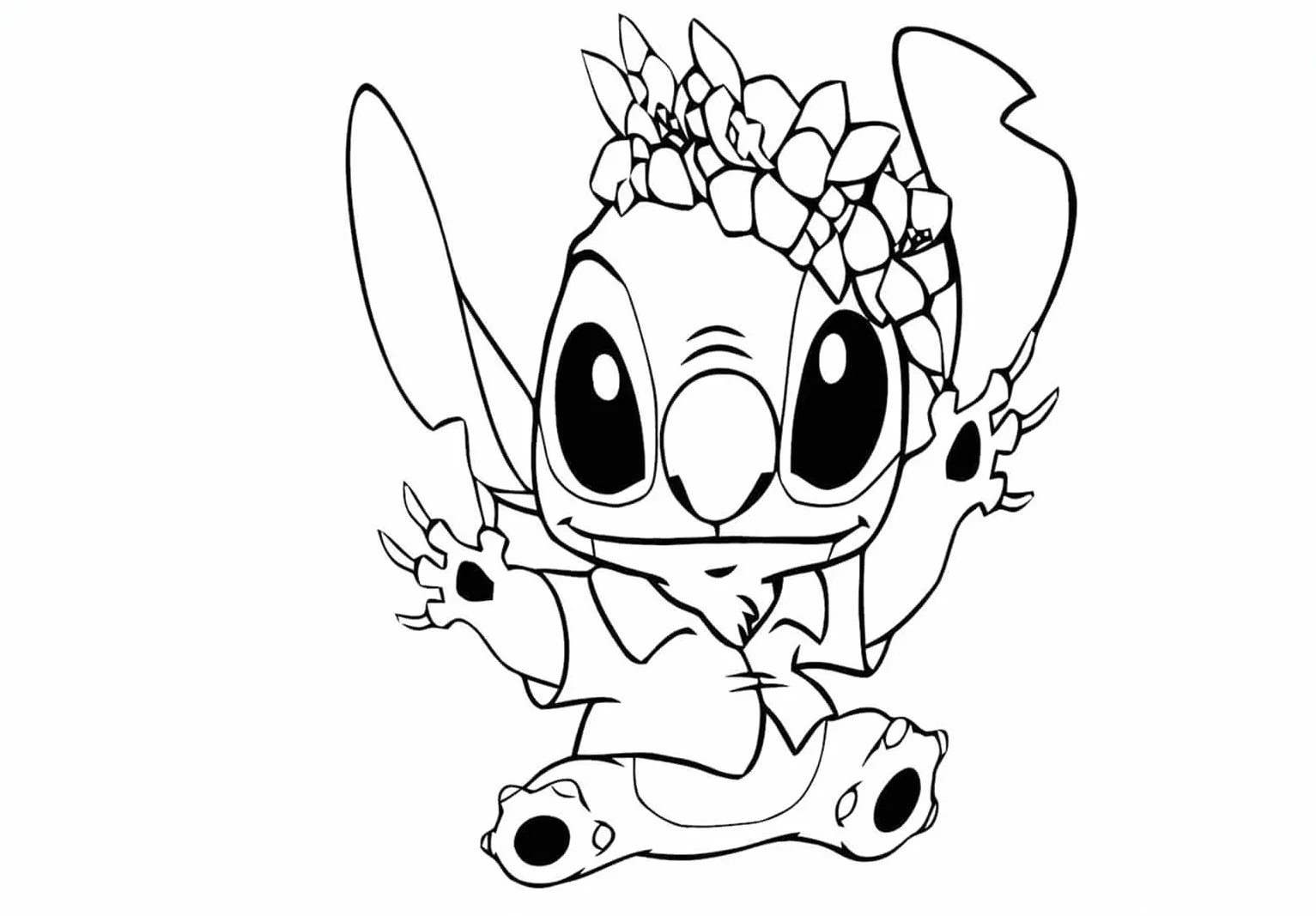 Dibujos para colorear e imprimir Lilo And Stitch