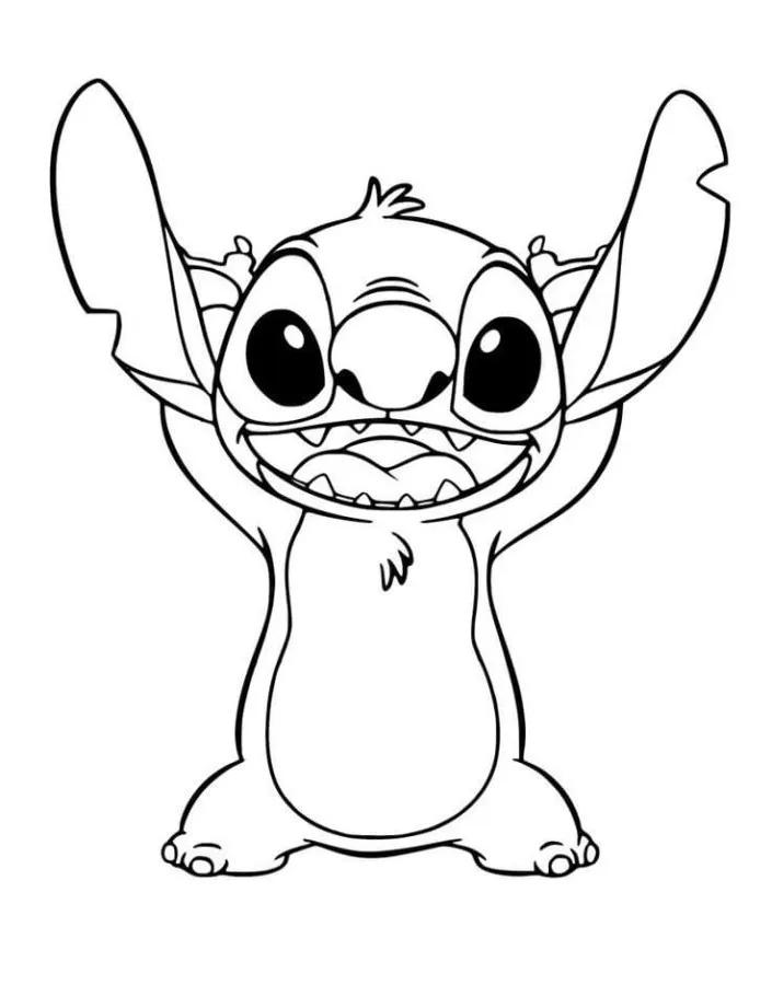 Dibujos para colorear e imprimir Lilo And Stitch