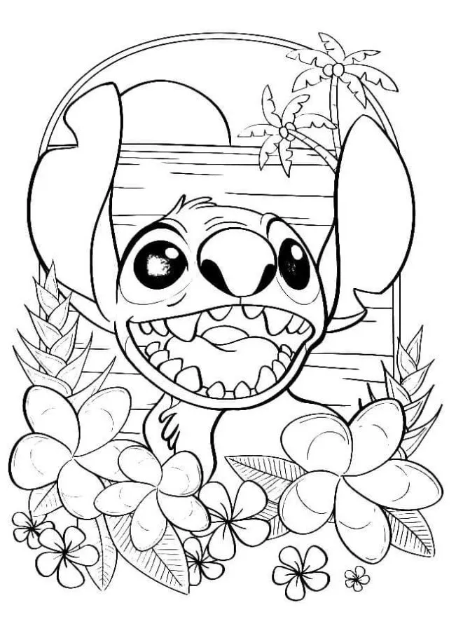 Dibujos para colorear e imprimir Lilo And Stitch