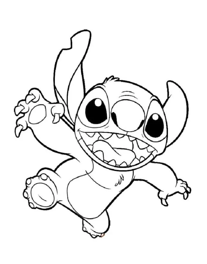 Dibujos para colorear e imprimir Lilo And Stitch