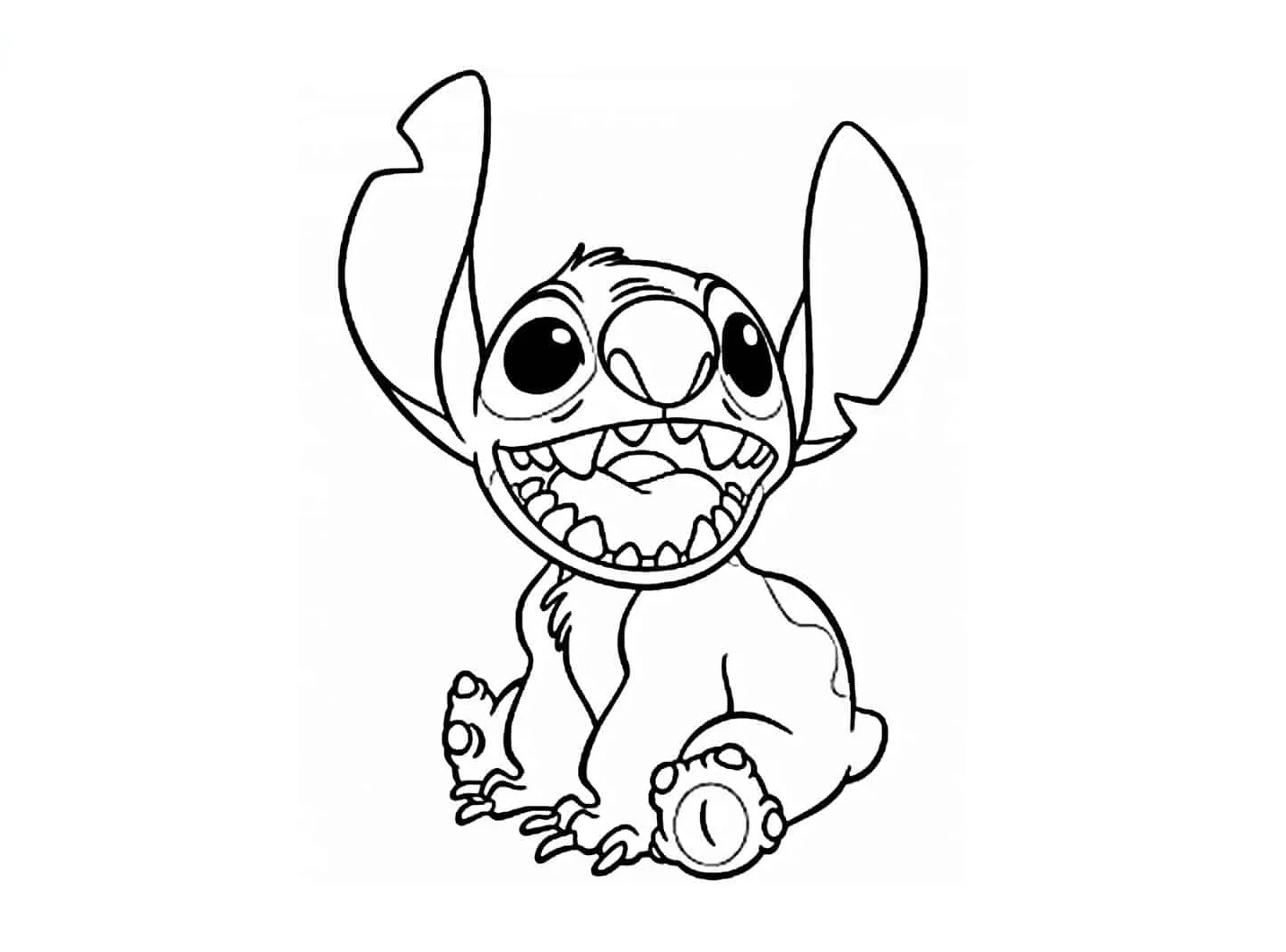 Dibujos para colorear e imprimir Lilo And Stitch