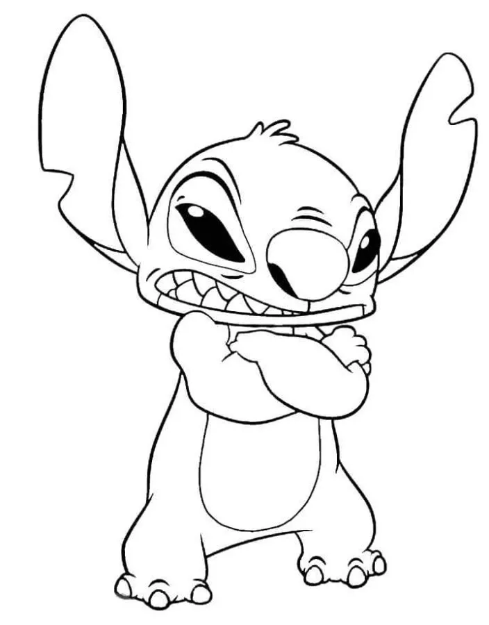 Dibujos para colorear e imprimir Lilo And Stitch