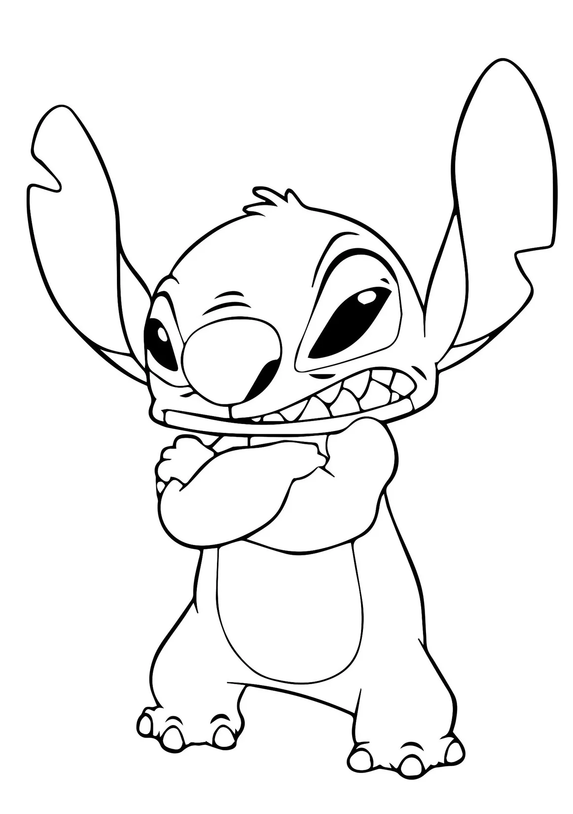 Dibujos para colorear e imprimir Lilo And Stitch