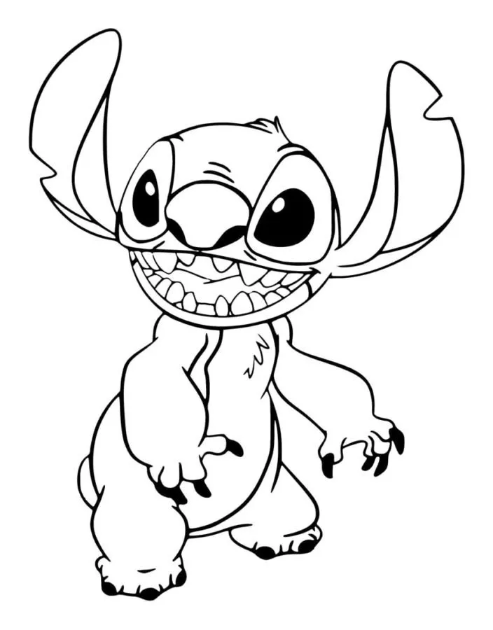 Dibujos para colorear e imprimir Lilo And Stitch