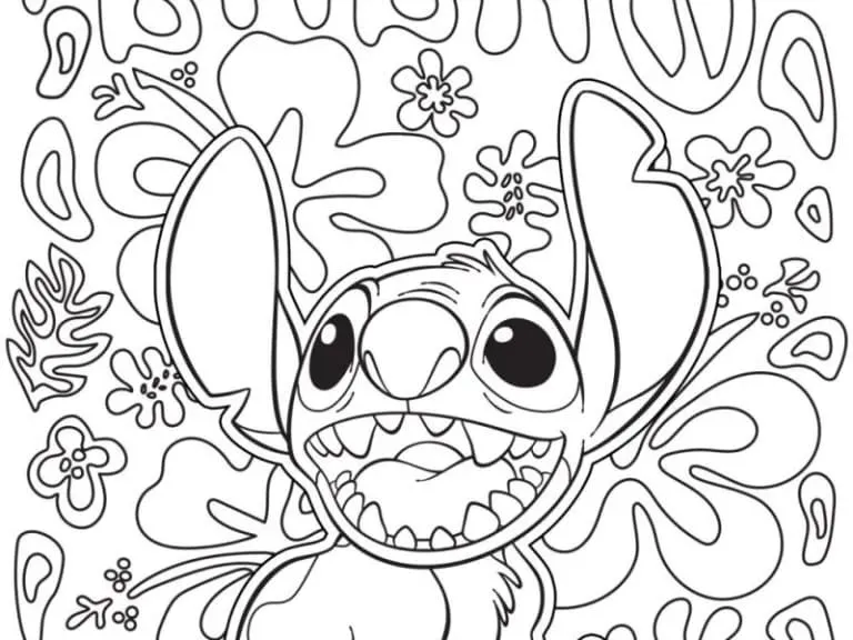 Dibujos para colorear e imprimir Lilo And Stitch