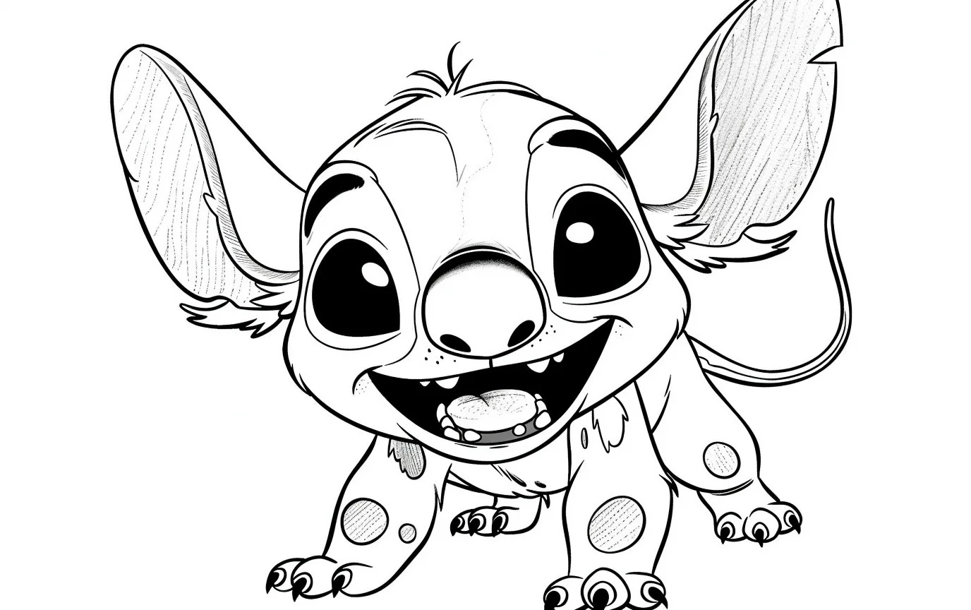 Dibujos para colorear e imprimir Lilo And Stitch