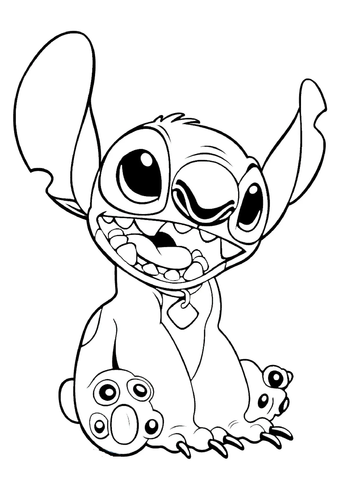 Dibujos para colorear e imprimir Lilo And Stitch