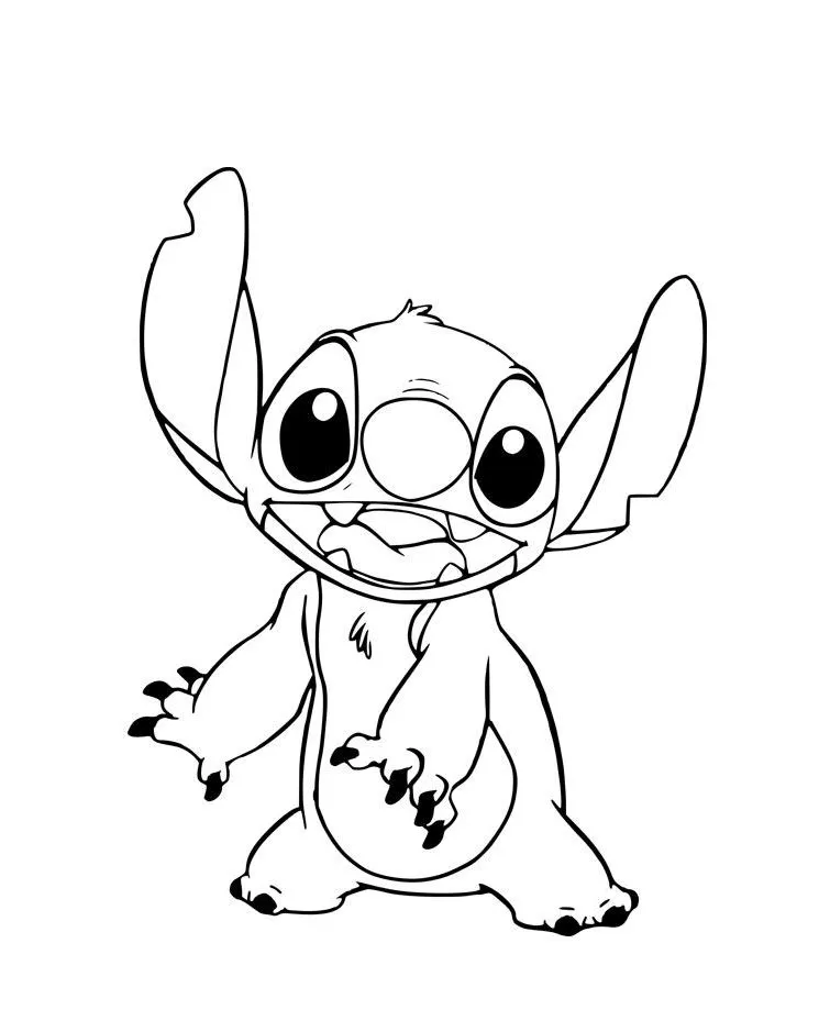 Dibujos para colorear e imprimir Lilo And Stitch