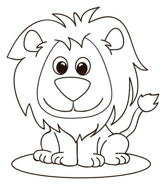 Dibujos para colorear e imprimir Lion