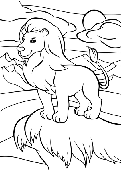 Dibujos para colorear e imprimir Lion