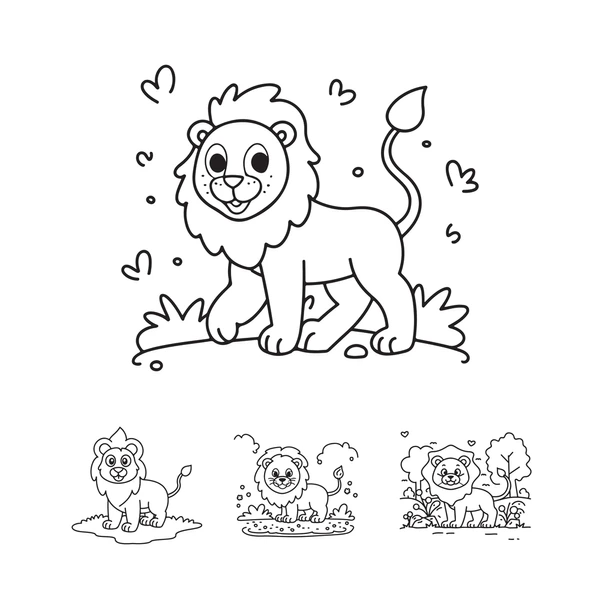 Dibujos para colorear e imprimir Lion