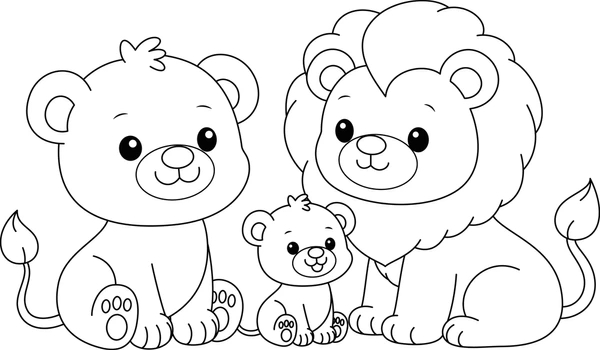 Dibujos para colorear e imprimir Lion