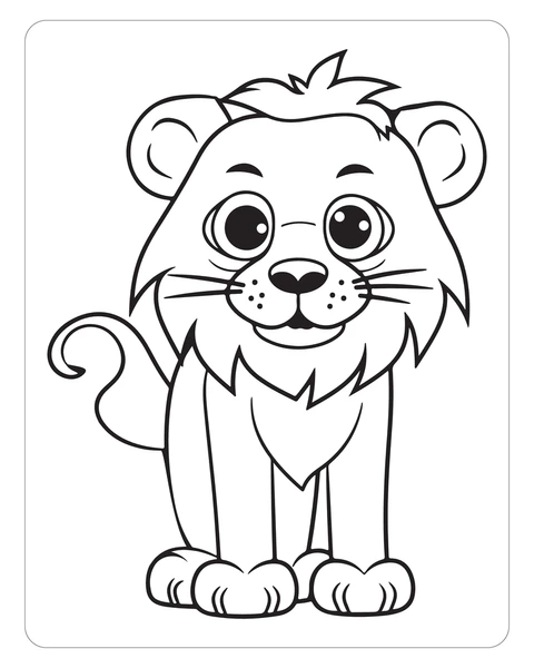 Dibujos para colorear e imprimir Lion