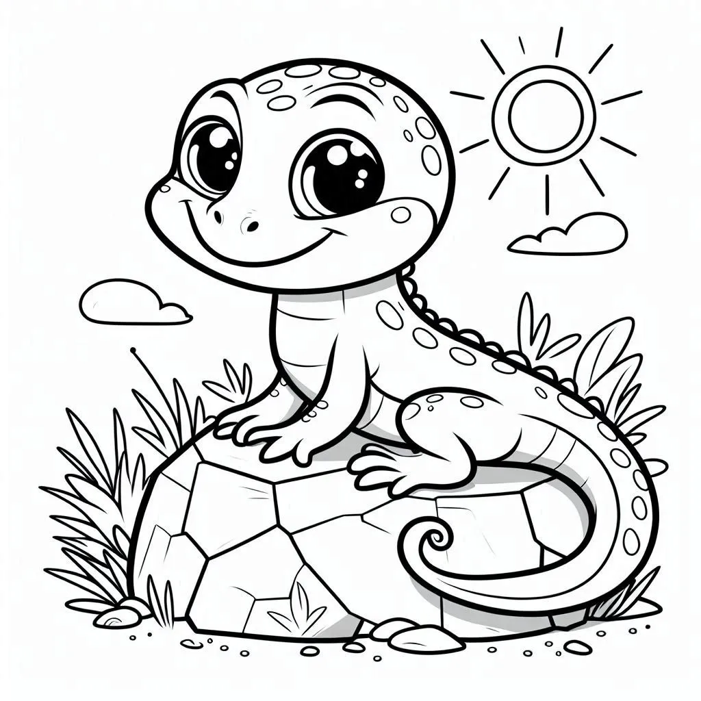 Dibujos para colorear e imprimir Lizard