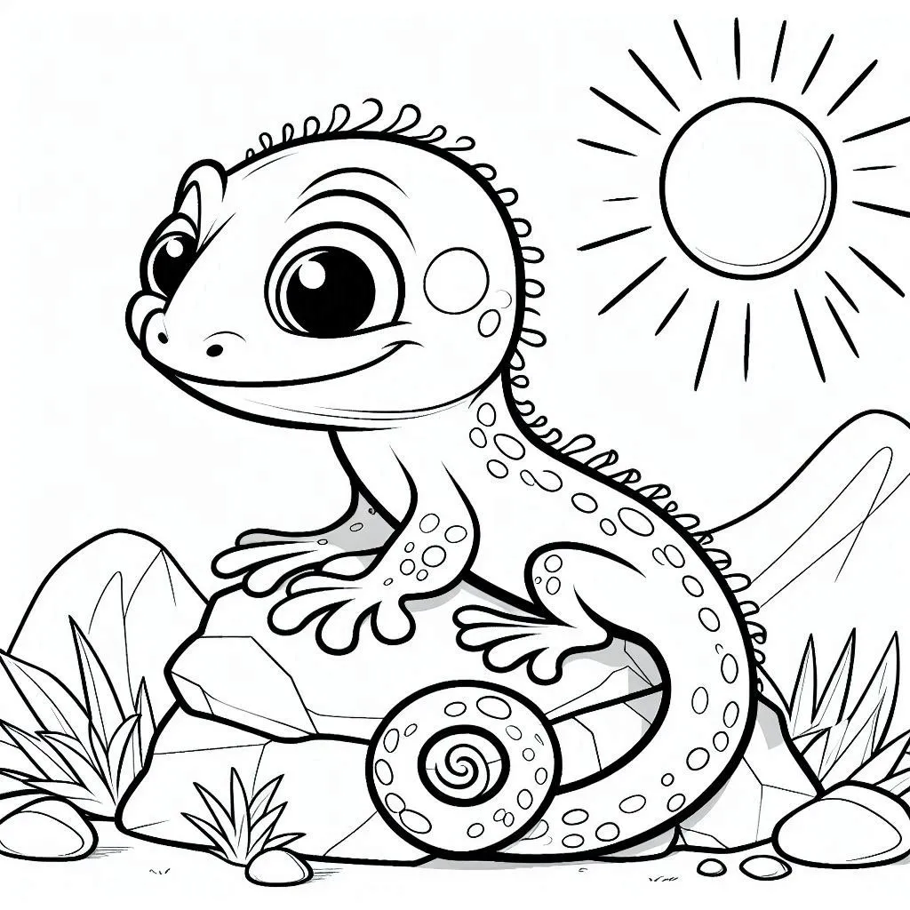 Dibujos para colorear e imprimir Lizard