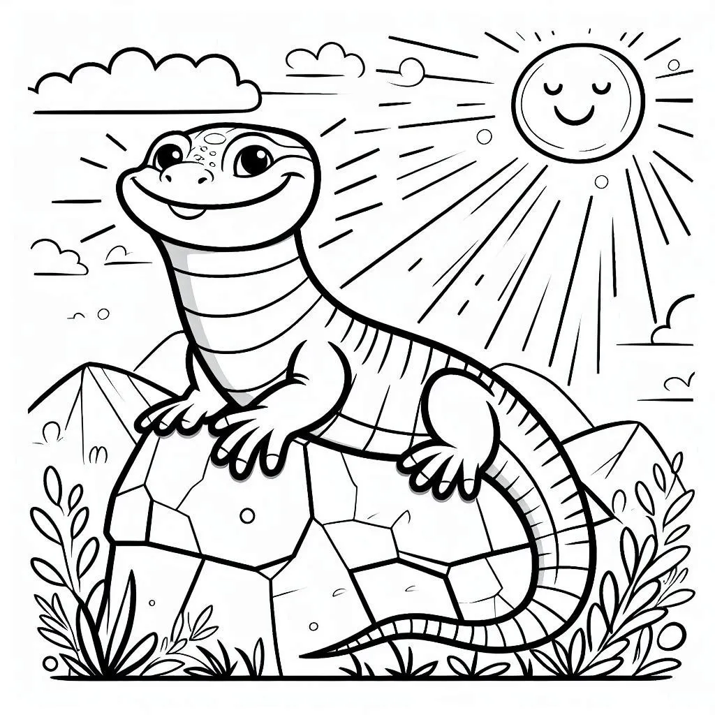 Dibujos para colorear e imprimir Lizard