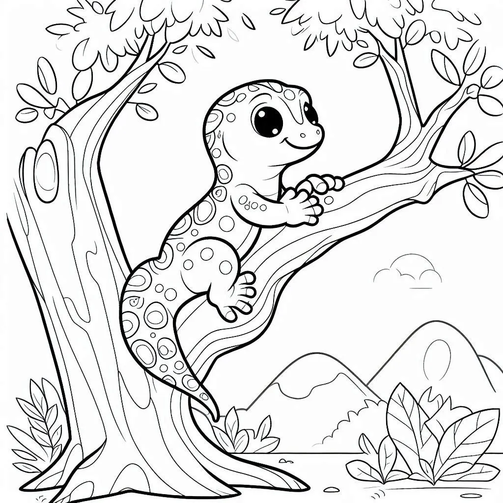 Dibujos para colorear e imprimir Lizard