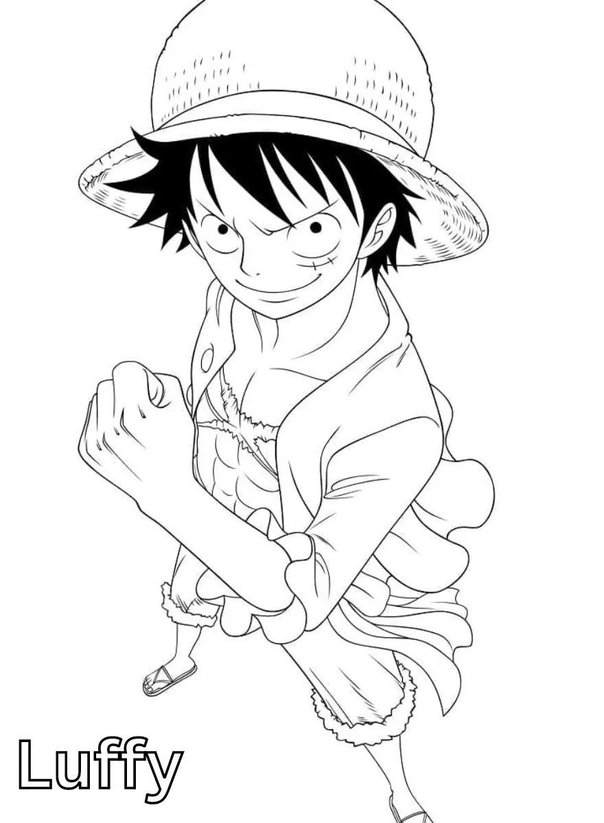 Dibujos para colorear e imprimir Luffy