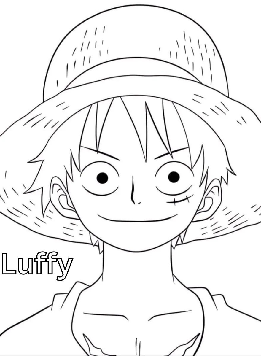 Dibujos para colorear e imprimir Luffy