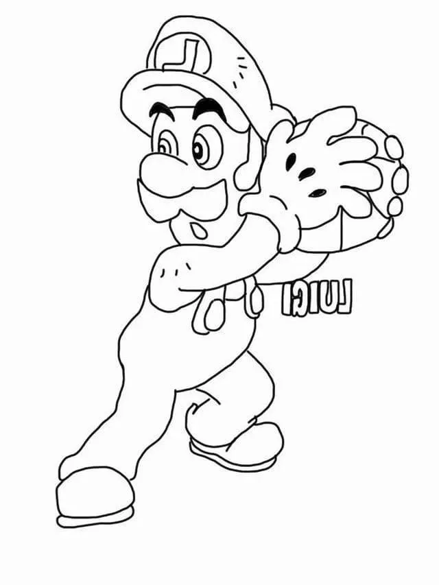 Dibujos para colorear e imprimir Luigi