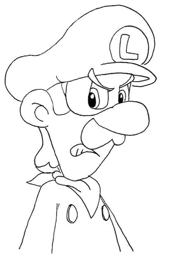 Dibujos para colorear e imprimir Luigi