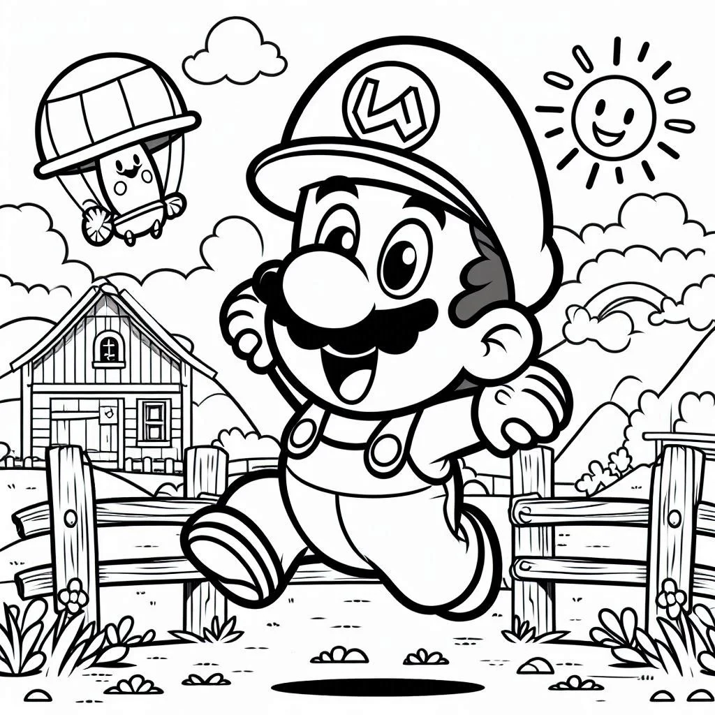 Dibujos para colorear e imprimir Luigi