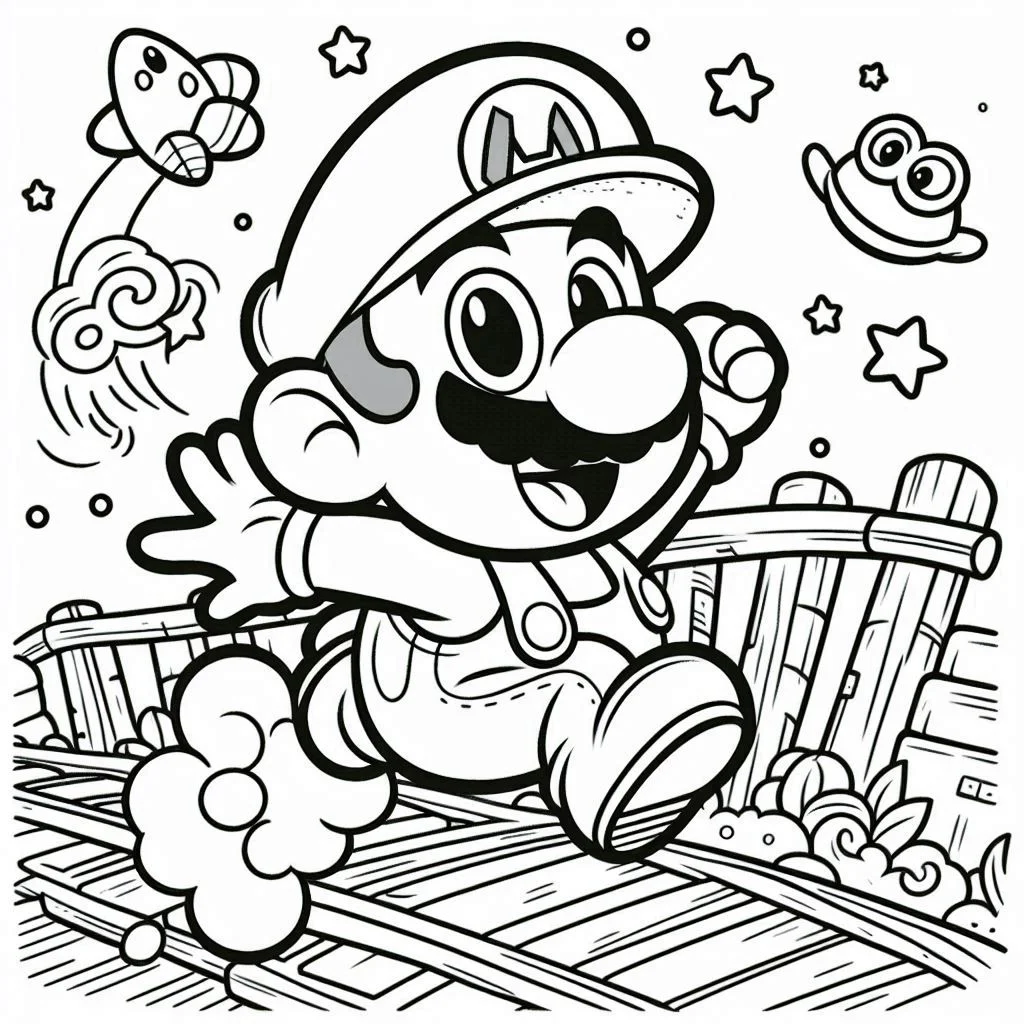 Dibujos para colorear e imprimir Luigi