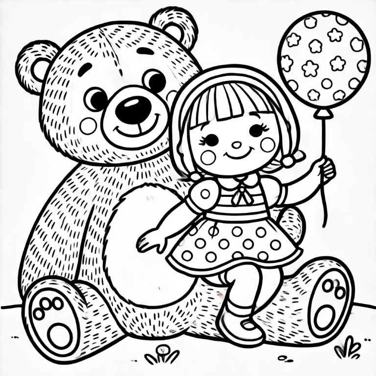 Dibujos para colorear e imprimir Masha And The Bear