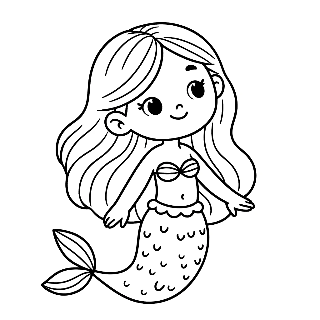 Dibujos para colorear e imprimir Mermaids