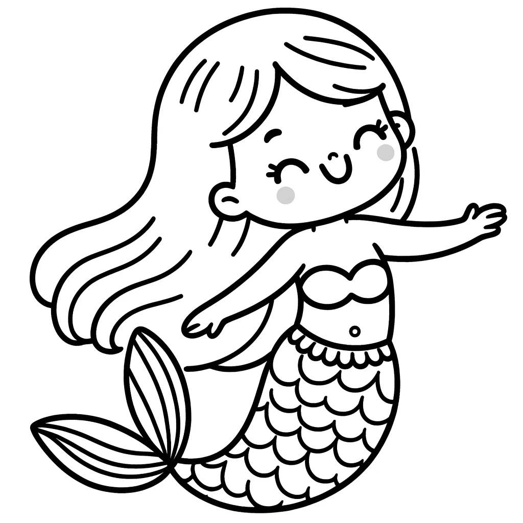 Dibujos para colorear e imprimir Mermaids