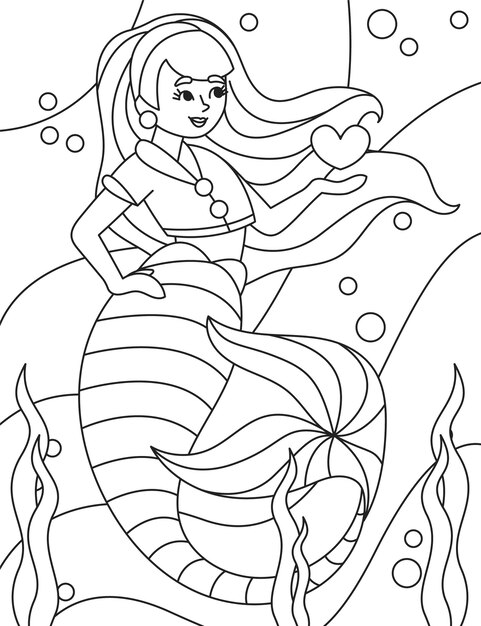 Dibujos para colorear e imprimir Mermaids