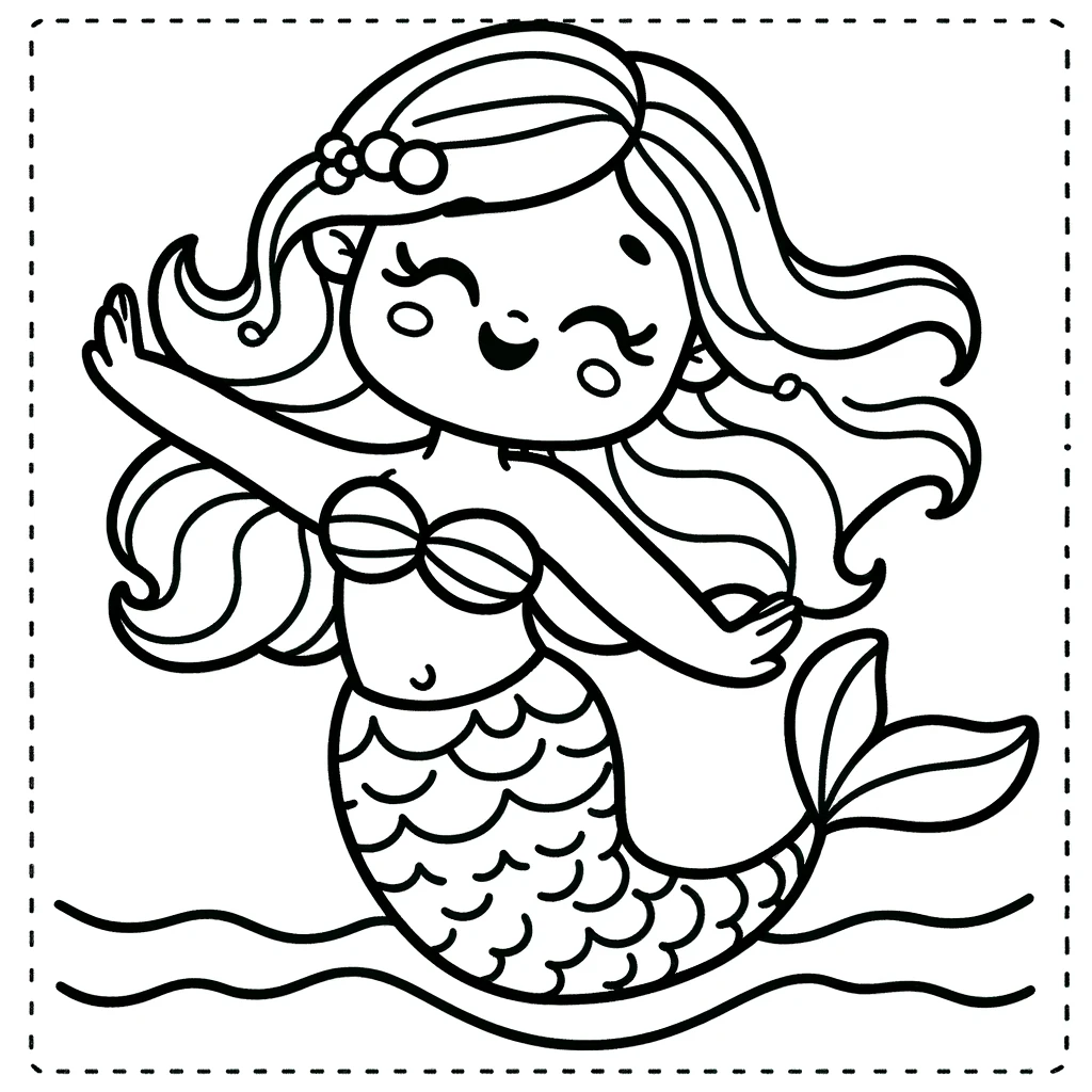 Dibujos para colorear e imprimir Mermaids