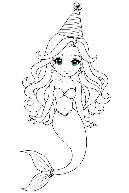 Dibujos para colorear e imprimir Mermaids