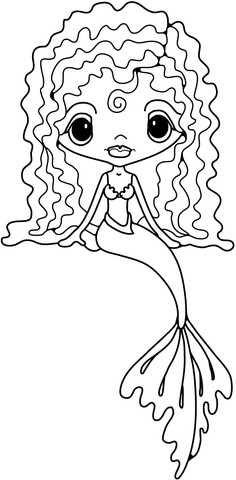 Dibujos para colorear e imprimir Mermaids