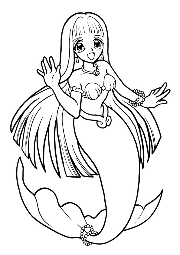 Dibujos para colorear e imprimir Mermaids