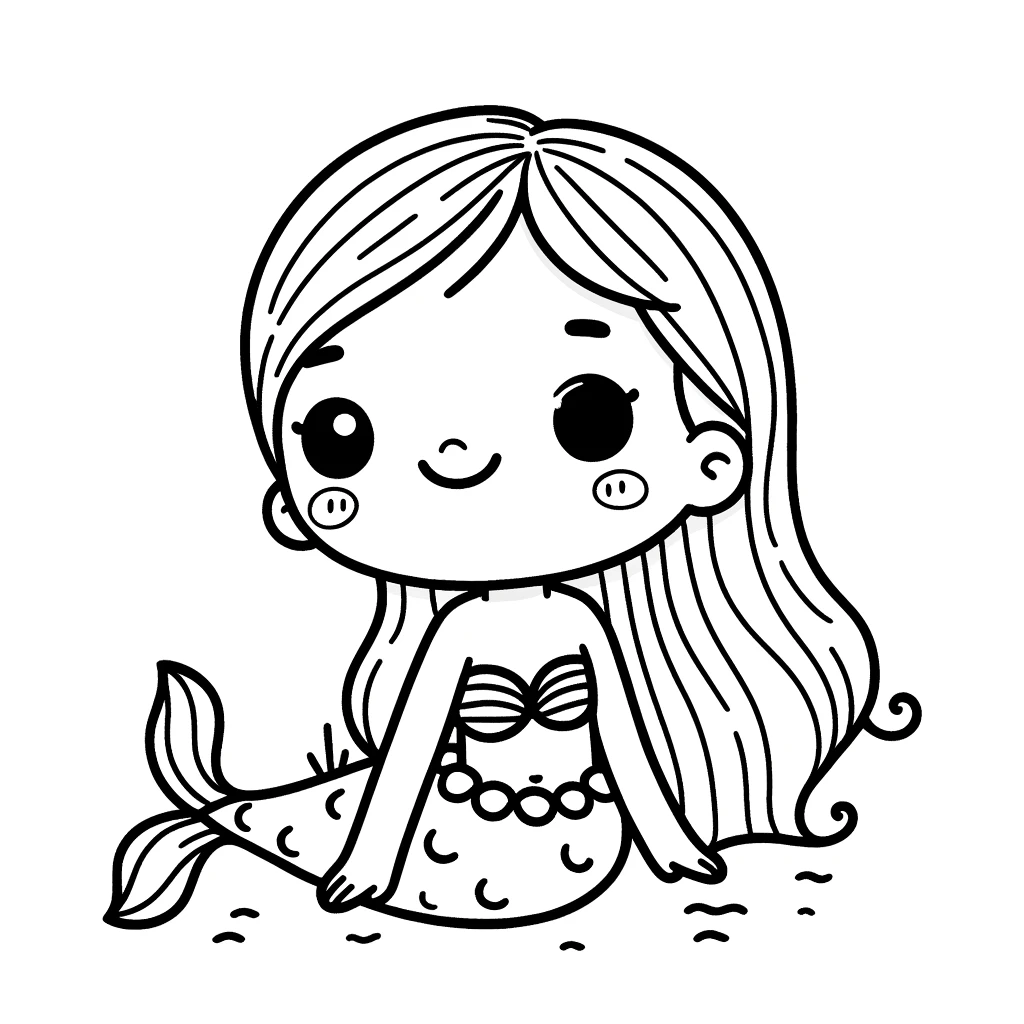 Dibujos para colorear e imprimir Mermaids